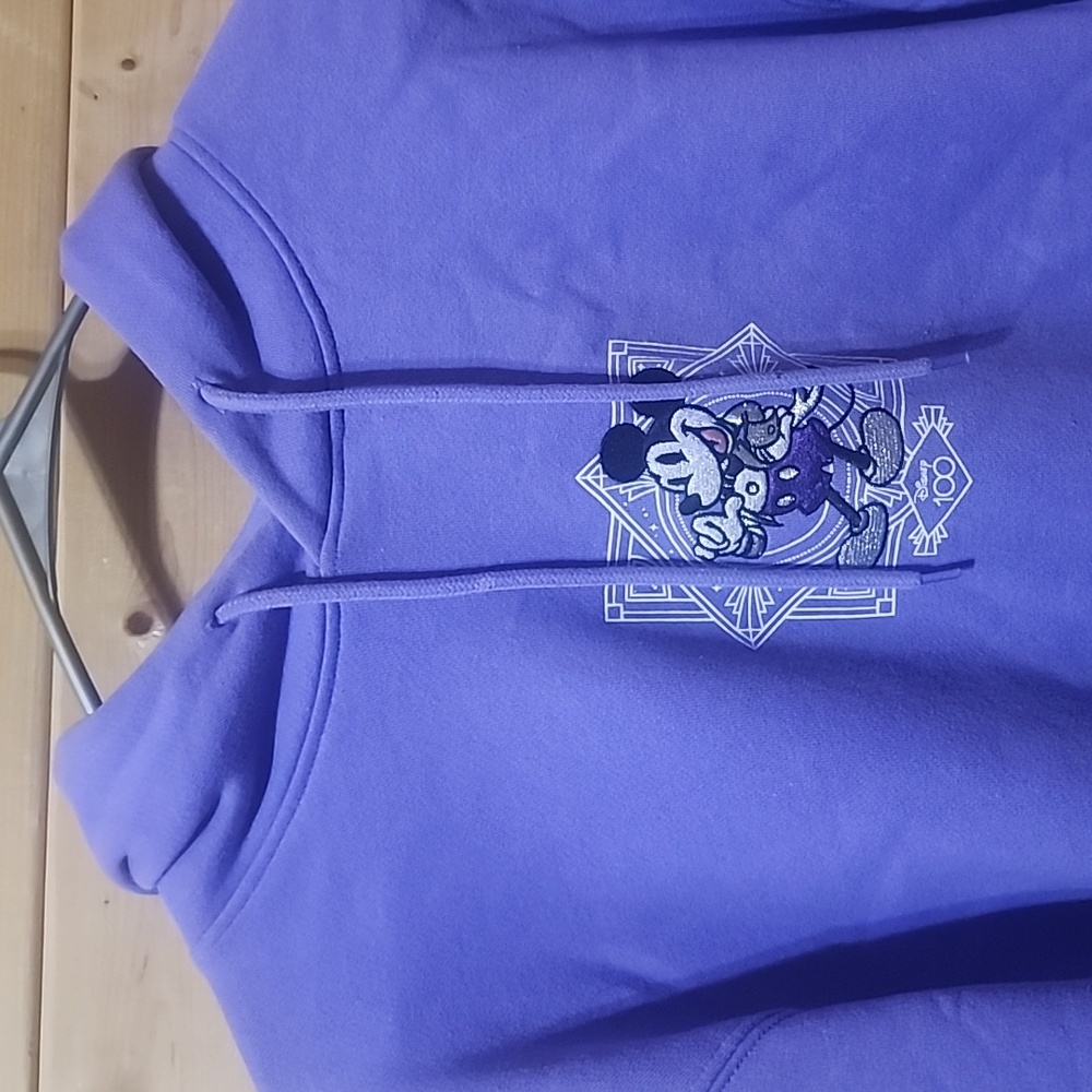 Disneyland 100 Years Of Wonder Embroidered Sweater Adult Size Medium - Picture 2 of 11
